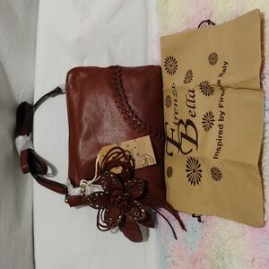 SALE! New Firenze Bella Italia Genuine Leather Crossbody Bag & Dust Bag